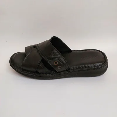 صندل طبی مردانه چرم ماکسیم مدل نیکان