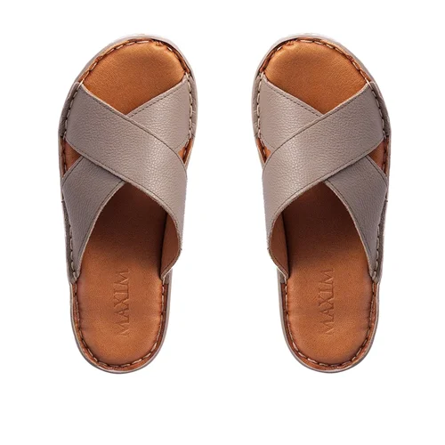 صندل چرم طبی زنانه ماکسیم مدل نهال