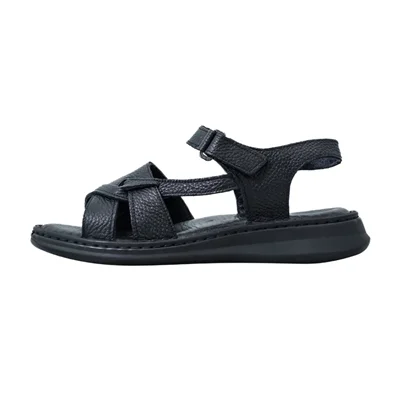 صندل طبی  زنانه چرم ماکسیم مدل پونه رکابدار