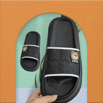 دمپایی مردانه زیتون مدل چروک